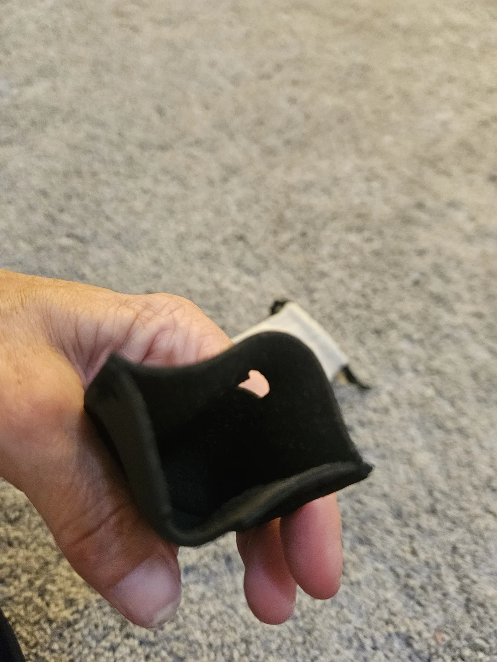 Black Minimal Batman Leather ID/Card Holder For Men/Women